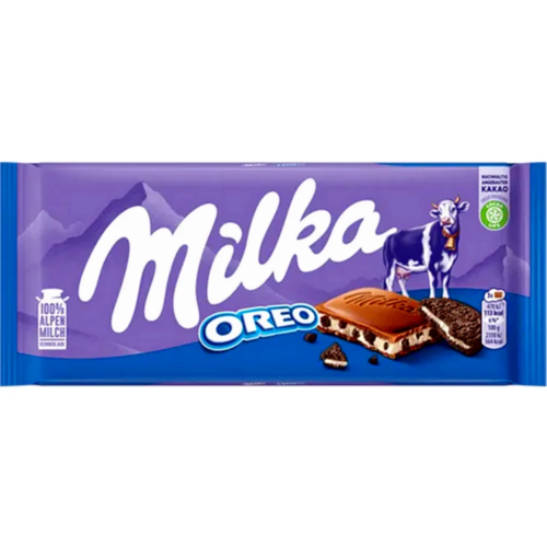 Tablette chocolat Milka Oréo 100g-Leroydelagourmandise