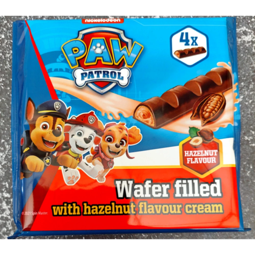 Barre de Chocolat Paw Patrol x4 - Leroy de la gourmandise