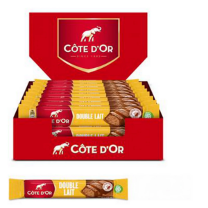 Côte d'or barre chocolat double lait 47g - Leroy de la gourmandise