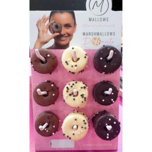 Mallows donuts 5cm assortiements de chocolats - Leroy de la gourmandise