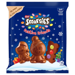 Smarties figurines sachet de noel 65g - Leroy de la gourmandise