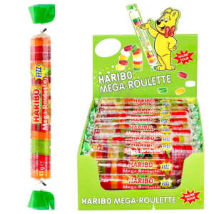 Haribo Mega-Roulette Fizz 45g - Leroy de la gourmandise